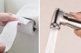 Vòi xịt hay giấy vệ sinh: lựa chọn nào mới đúng? 90% người dùng sai lầm