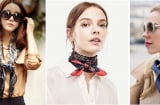 Mẹo biến hóa với khăn lụa để nàng cộng điểm sành điệu
