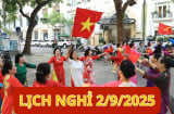 Thay đổi lịch nghỉ lễ Quốc khánh 2/9/2025: Ngày lao động có còn được nghỉ 4 ngày?