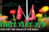 Thời tiết nghỉ lễ Quốc Khánh 2/9: Dự báo mưa rào và dông trước kỳ nghỉ