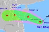 Cập nhật 29/8: Áp thấp nhiệt đới có thể mạnh lên thành Bão số 6, cảnh báo khu vực mưa lớn