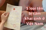 5 cái tên bị cấm khai sinh ở Việt Nam: Cha mẹ chớ phạm phải kẻo bị phạt tiền