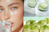 Cách dùng Đá Lạnh để làm đẹp da, giúp da căng mướt đàn hồi, giảm nhăn