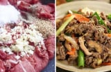Cách ướp thịt bò mềm, ngon, đừng chỉ cho muối: Thêm 1 thứ này là mềm nhanh, đậm đà