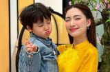 Con trai Hòa Minzy thắc mắc vì sao ít được gặp mẹ, nói một câu khiến ai cũng nghẹn ngào