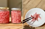 Học người Nhật cách làm gừng hồng chỉ với vài nguyên liệu đơn giản