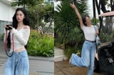Tham khảo các mỹ nhân Việt 10 công thức diện quần jeans mùa thu sau đây: