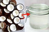 Mẹo làm dầu dừa ép lạnh nguyên chất trong vắt, không cần nấu