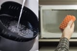 Mẹo làm sạch lò vi sóng và nồi chiên không dầu chỉ trong 2 phút, không cần nước rửa chén