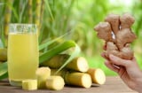 Cách làm nước mía gừng giúp giải độc gan