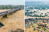 Lũ sông Cầu ở Thái Nguyên vượt mức lịch sử, hàng nghìn ngôi nhà ngập trong biển nước, người dân cầu cứu trong đêm