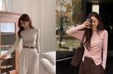 Áo thun dài tay và quần mùa đông chính là gợi ý hoàn hảo cho những ngày không quá lạnh