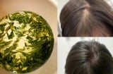 Cách gội đầu bằng nước trà xanh giúp tóc đen bóng, đua nhau mọc