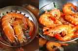 Luộc tôm thêm thứ này, thịt tôm thơm ngọt, lên màu đỏ au