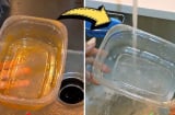 Mẹo rửa sạch hộp nhựa, hộp thủy tinh dính đầy dầu mỡ, không cần kỳ cọ