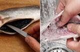 Vì sao phải cạo sạch lớp màng đen trong bụng cá trước khi nấu?