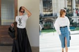 Cách phối 3 kiểu chân váy được yêu thích