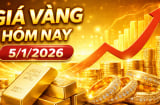 Bảng giá vàng 9999 24K 18K SJC DOJI PNJ hôm nay 5/1/2026