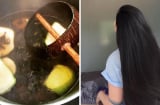 Cách gội đầu bằng vỏ bưởi trị rụng tóc hiệu quả, tóc con mọc tua tủa, xanh đen