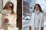 Màu trắng – gam màu đang “lên ngôi” trong thời trang mùa đông
