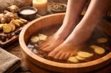 Cách làm nước gừng ngâm chân: Thư giãn ngủ ngon, dưỡng khí huyết, giữ gìn thanh xuân, trẻ lâu