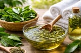 Cách gội đầu bằng lá trà xanh giúp sạch gàu, mượt tóc, trị rụng tóc, tóc mới mọc lên tua tủa