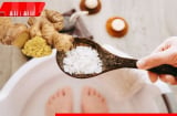 Cách pha nước gừng ngâm chân ấm người, thải độc