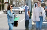 Học Selena Gomez 4 cách phối quần jeans ống đứng vừa tôn dáng vừa tinh tế