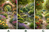 Quiz: Chọn 1 khu vườn bạn thích nhất sẽ tiết lộ mức độ thu hút tài lộc trong thời gian tới