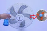 Quạt điện bám đầy bụi bẩn, không cần tháo khung làm cách này sạch bong như mới