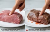 Cách nhận biết thịt lợn bẩn trong 1 phút: Đi chợ không lo “rước bệnh” về nhà