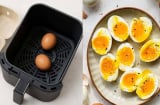 Mẹo làm trứng lòng đào bằng nồi chiên không dầu, đảm bảo thành công, không sợ nứt vỏ