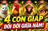 4 con giáp Đổi Đời giữa năm, Lộc Tiền Tài hưởng mãi không cạn