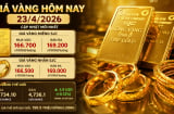 Bảng giá vàng 9999 24K 18K SJC DOJI PNJ hôm nay 23/4/2026