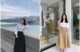 Áo sơ mi và chân váy: Công thức quen thuộc nhưng đủ sức nâng tầm phong cách công sở
