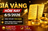 Bảng giá vàng 9999 24K 18K SJC DOJI PNJ hôm nay 6/5/2026