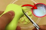 Xà phòng trộn chung với đường, mang đi dùng ai cũng thích