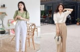 Bí quyết phối đồ mùa nóng cho dáng thấp tròn