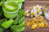 Chỉ 20 phút với vitamin E và nha đam, làn da khô ráp trở nên mềm mịn và căng hơn thấy rõ