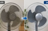 Mẹo làm sạch quạt điện không cần tháo khung, bụi bẩn bong nhanh chỉ sau vài phút