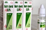 Thuốc nhỏ mắt Natri clorid 0,9% bị thu hồi có nguy hiểm? Chuyên gia cảnh báo