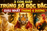 3 con giáp Trúng Số Độc Đắc, giàu nhất tháng 6 dương