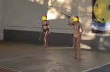 Xôn xao clip 2 cô gái mặc bikini chơi pickleball giữa trời nắng nóng, dân mạng tranh cãi dữ dội
