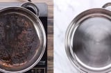 Đáy nồi đen xì, cháy khét: Không cần chà mạnh hay dùng hoá chất, đổ thứ này vào là sáng bóng như mới