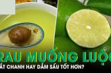 Canh rau muống luộc nên dầm sấu hay vắt chanh ngon hơn?