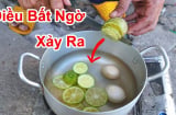 Tại sao nên cho vài lát chanh tươi vào nồi luộc trứng?