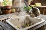 Đổ một cốc nước nóng xuống cống theo cách này: Nhà bếp thơm tho suốt cả tuần, sạch bóng dầu mỡ
