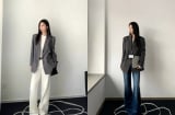 Màu xám lên ngôi trong xu hướng officecore, mang đến vẻ thanh lịch và quyền lực cho phụ nữ hiện đại