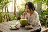 Vừa đi nắng về tuyệt đối không uống nước dừa ngay: Sai lầm tai hại khiến cơ thể kiệt quệ
