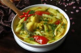 Cách nấu canh dọc mùng giòn ngon, không bị ngứa
